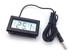 [1640204] Thermomètre digital encastrable noir