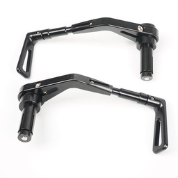 [E2821000] Protections levier alu CNC noir