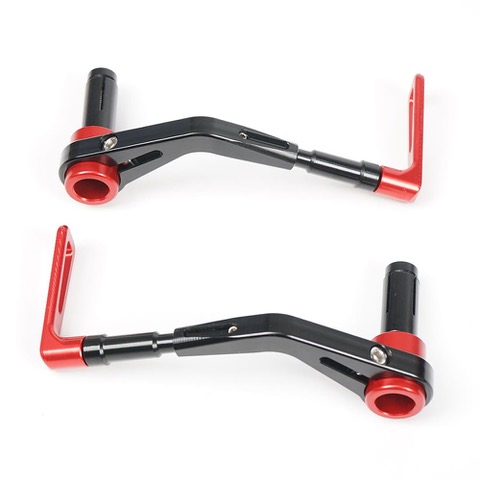 Protections levier alu CNC rouge