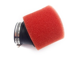 [E1150560] Filtre à air type PWK 49mm double mousse rouge