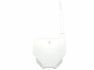 Plaque cross type Honda CRF230 blanc