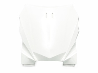 Plaque cross type Honda CRF230-F blanc