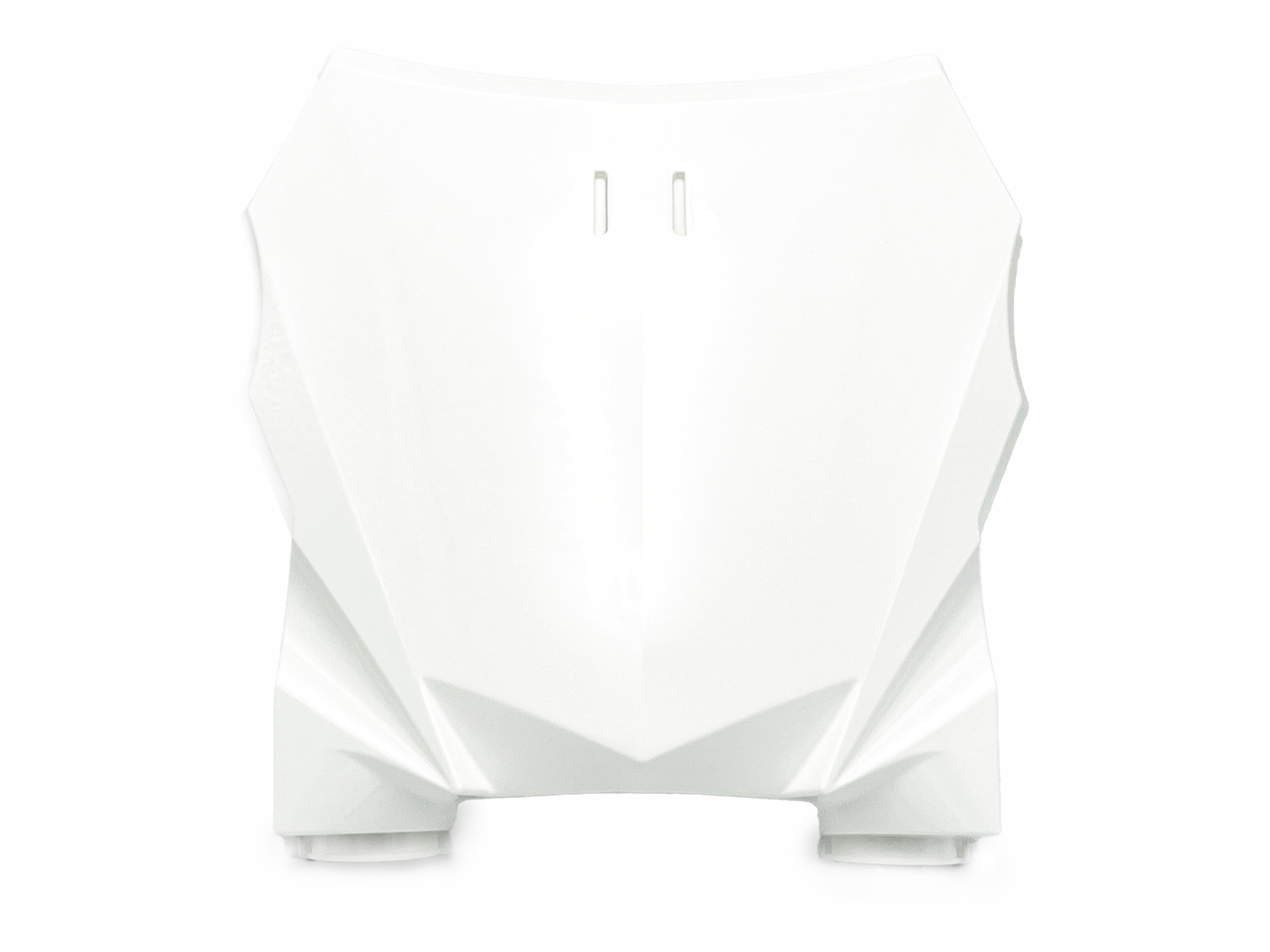Plaque cross type Honda CRF230-F blanc