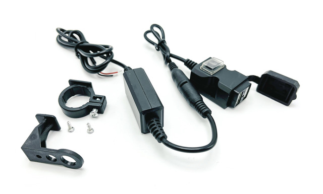 Prise chargeur USB avec interrupteur (5V-2.1A - 5V-1A)